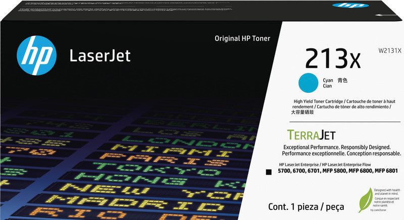HP Toner 213X – cyan, 6000 Seiten