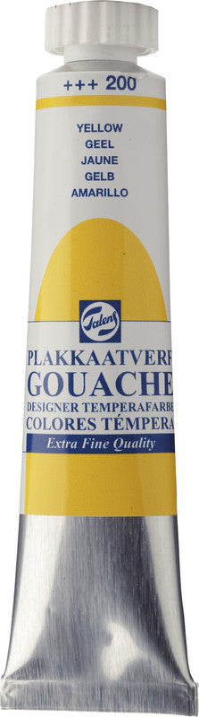 Talens Gouache – Set – 8 Farben, 8 × 20 ml, inklusive Deckweiss