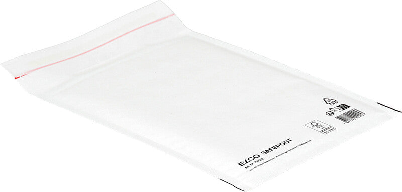 Elco Luftpolstertasche – 180 × 260 mm, weiss, selbstklebend
