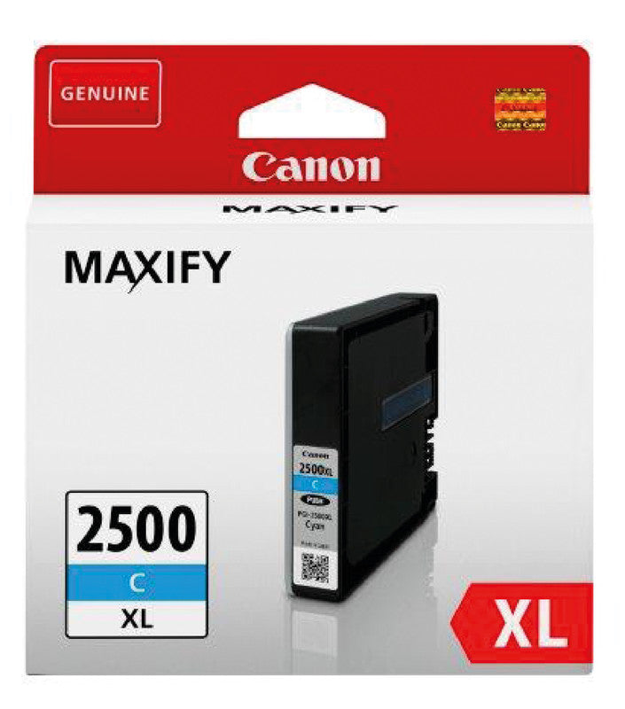 Canon Tintenpatrone PGI-2500XLC, cyan, 1'755 Seiten – für Inkjetdrucker/Multifunktionsgeräte