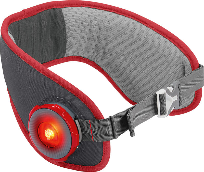 Step by Step Hüftgurt Easybelt – mit Leuchteffekt – für Step by Step Rucksäcke, Rot
