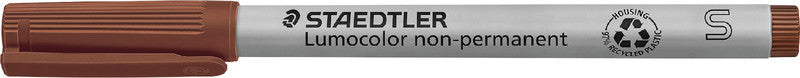 Staedtler Non-Permanent-Marker Lumocolor – superfein 0,4 mm – braun – nachfüllbar