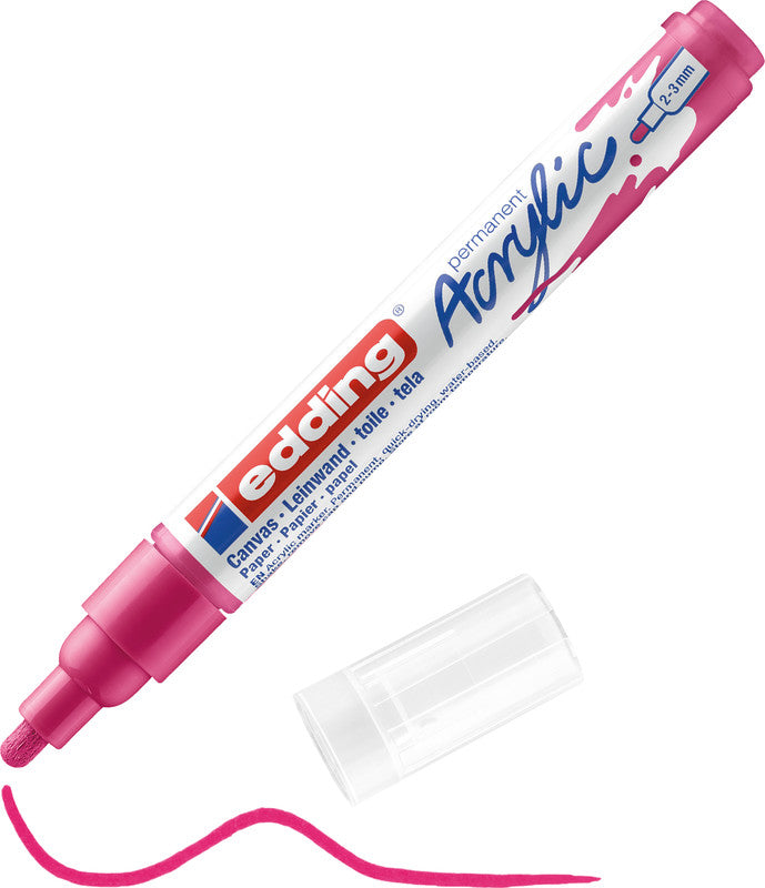 Edding Acrylmarker – Telemagenta, 1 Stk.