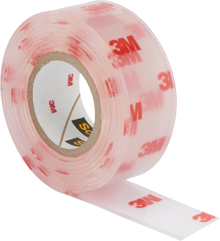 Scotch Montageband Fix, stark, für den Innenbereich, für glatte Oberflächen – 19 mm × 1,5 m, transparent, bis 1 kg/20 cm