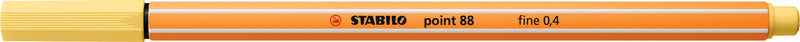 STABILO point 88 Fineliner 0,4 mm – hellgelb