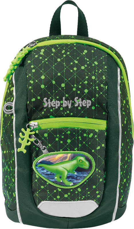 Step by Step Kindergartenrucksack – 2-teilig – Dino Nilo – Recycelte Materialien