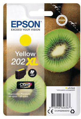 Epson Tintenpatrone 202XL, Gelb, 8,5 ml