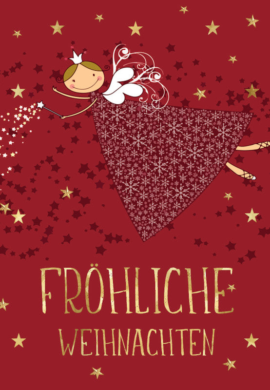 Kurt eulzer Weihnachtsgrusskarte – 75 × 108 mm – mit Umschlag, Text DE, Karton