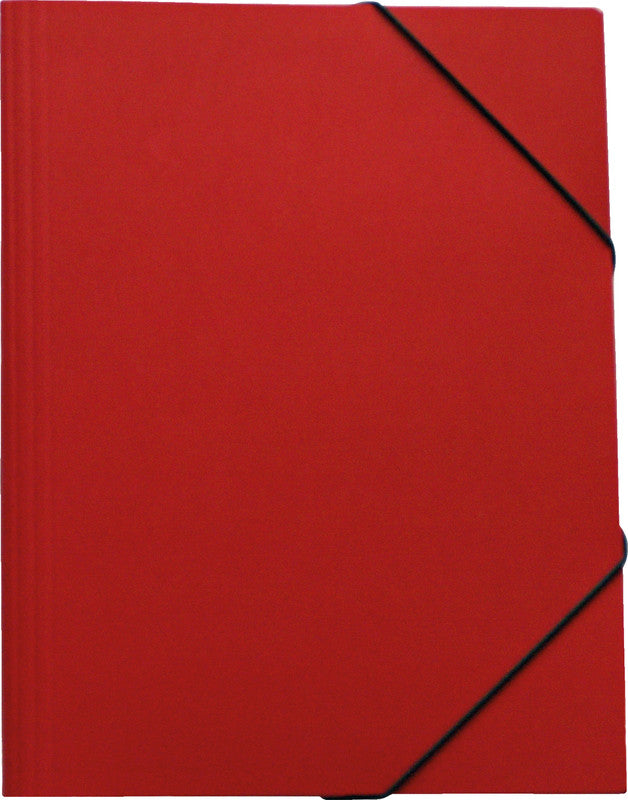 EROLA Sammelmappe für A4, Karton, Rot, mit Gummizug