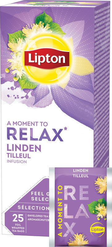 Lipton Lindenblüte – Teebeutel, Kräutertee – 25 Beutel