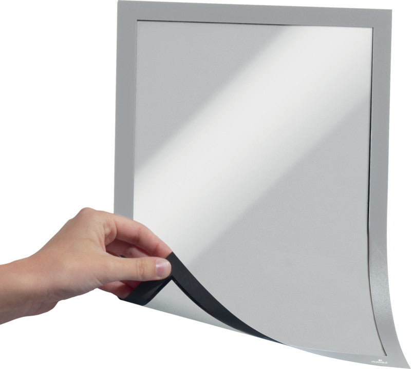Durable Magnetrahmen – A4 – Silber – 5er-Pack