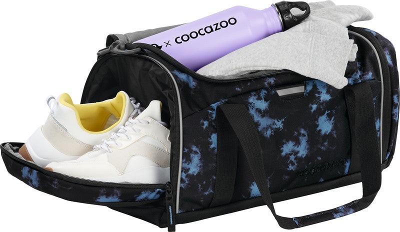 Coocazoo Sporttasche – 20 l, Motiv Midnight Dust, mit Schultergurt, wasserabweisend, 40 × 24 × 23 cm