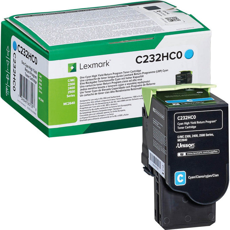 Lexmark Toner – cyan, 2300 Seiten
