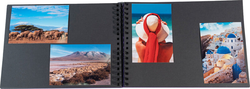 Exacompta Fotoalbum Wiro Japan – violett, Karton, 320 × 220 mm
