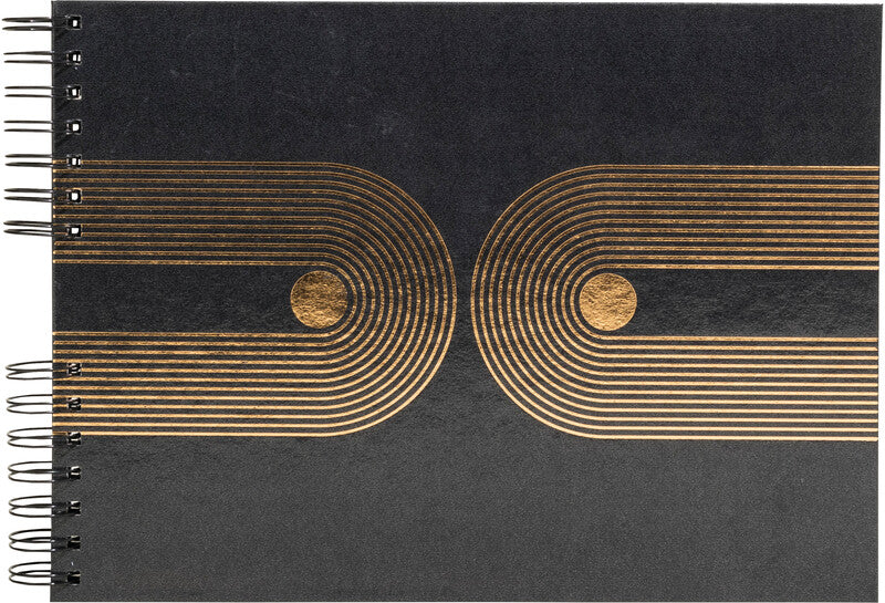 Exacompta Fotoalbum – schwarz, Spiralbindung, Karton, 320 × 220 mm