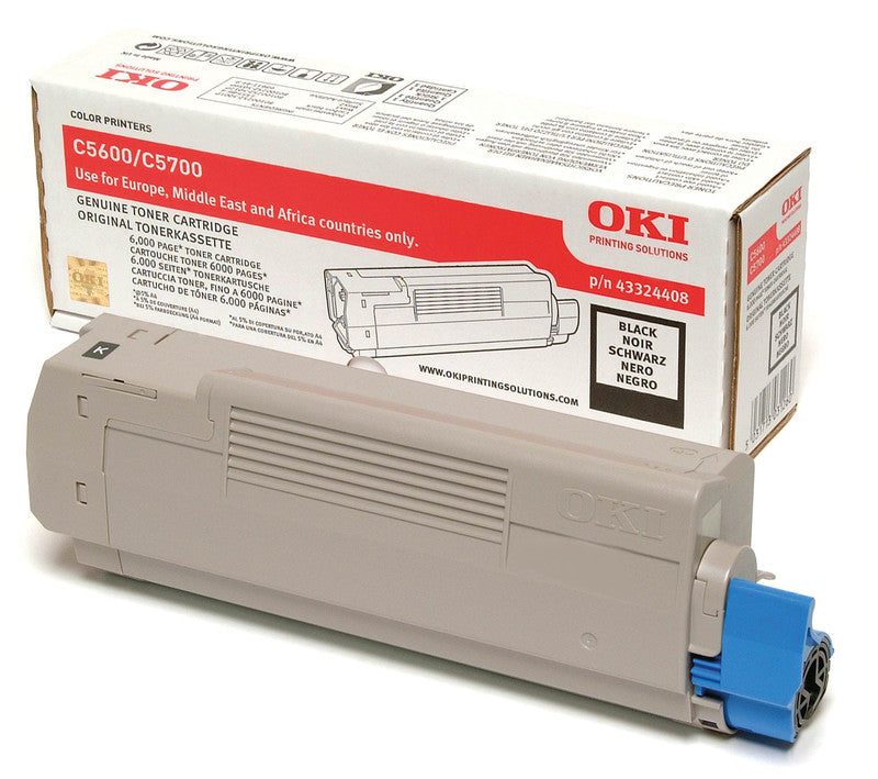 OKI Toner – schwarz, 6000 Seiten