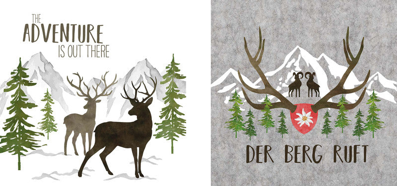 Ppd Servietten Adventure Deer – 33 × 33 cm – 3-lagig, Tissue – 20 Stk., FSC