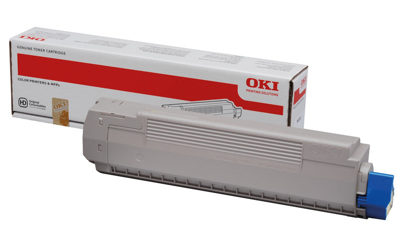 OKI Toner – gelb, 10000 Seiten – für Farb-Laserdrucker/Multifunktionsgeräte