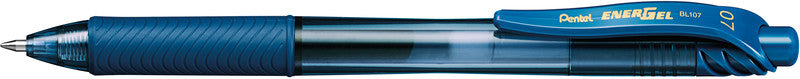 Pentel EnerGel X Gelschreiber, Druckmechanik – Marineblau, Spitze 0,7 mm, schnelltrocknend, nachfüllbar