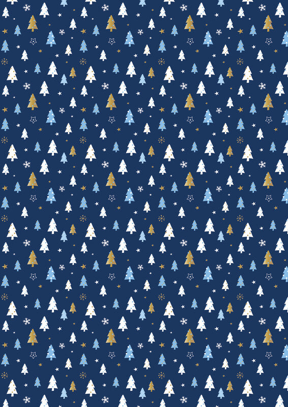 Zoewie Geschenkpapier Rolle Cool Vibes – Weihnachten – 80 g/m2, Papier – 700 × 2000 mm