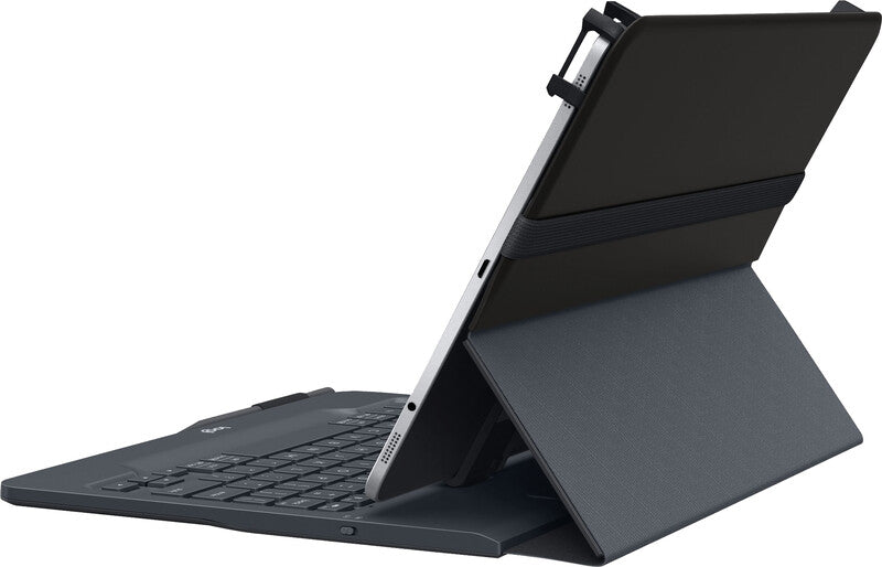 Logitech Kabellose Tastatur (Bluetooth), Schwarz – für Tablets bis 10"
