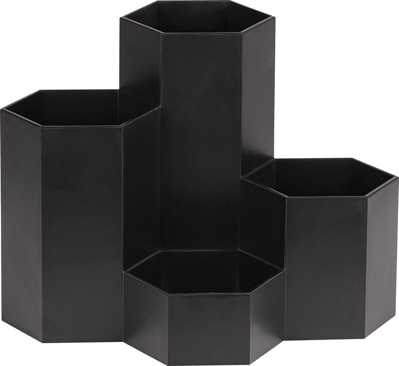 Wedo Schreibgeräteköcher – Kunststoff, schwarz, 160 × 120 mm