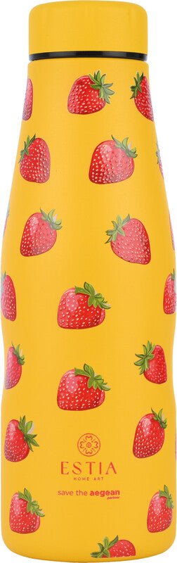 Estia Trinkflasche – 5 dl – Edelstahl, isoliert, Schraubverschluss – Berry Bright