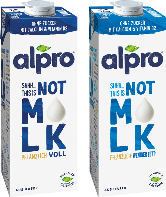 Alpro Haferdrink UHT THIS IS NOT M*LK, voll 3,5% Fett – 1 l