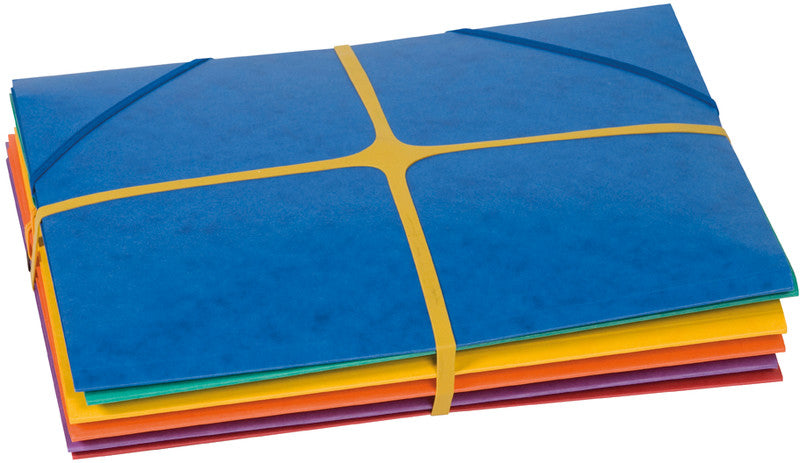 Q-connect Kreuzgummibänder – 10 × 75 mm, Ø 50 mm, farbig sortiert, Naturkautschuk, 100 g