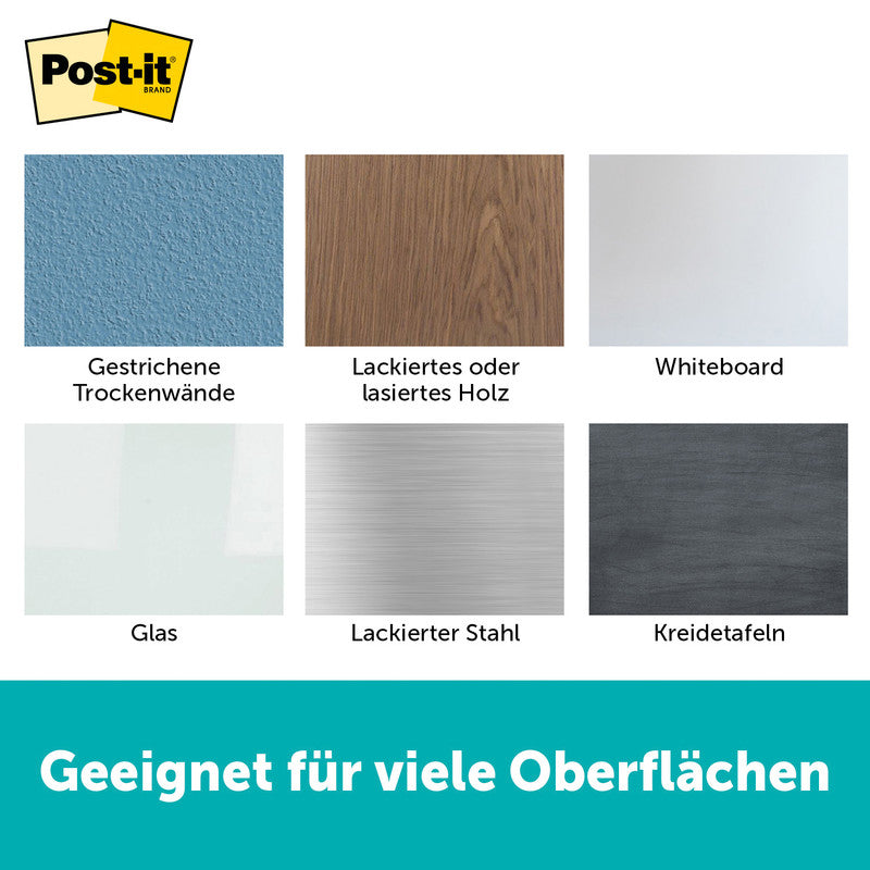 Post-it – Whiteboard – 240 × 120 cm, Wandmontage