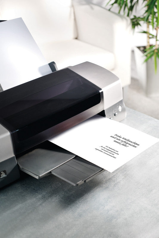 Sigel Grusskarte Exquisite – A6 (105 × 148 mm) – mit Umschlägen, für Inkjet/Laser/Kopierer, 25er Pack
