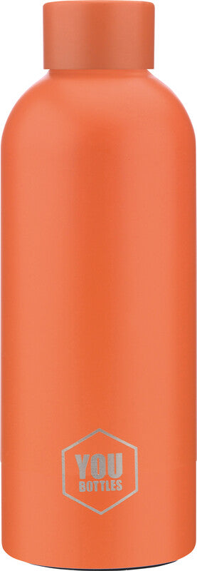 Youbottles Trinkflasche Dual – 5 dl – Edelstahl, isoliert, Schraubverschluss – Pastellrosa
