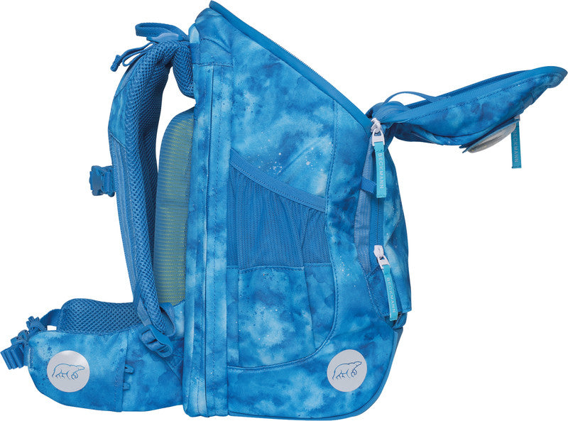 Beckmann Schulrucksack Active Air Flx – Ocean – 26,0×39,0×22,0 cm – recycelte PET-Flaschen