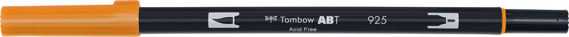 Tombow Brush Pen ABT Dual – Feinspitze 0,3 mm, Pinselspitze 3-10 mm – Scharlachrot – wasservermalbar
