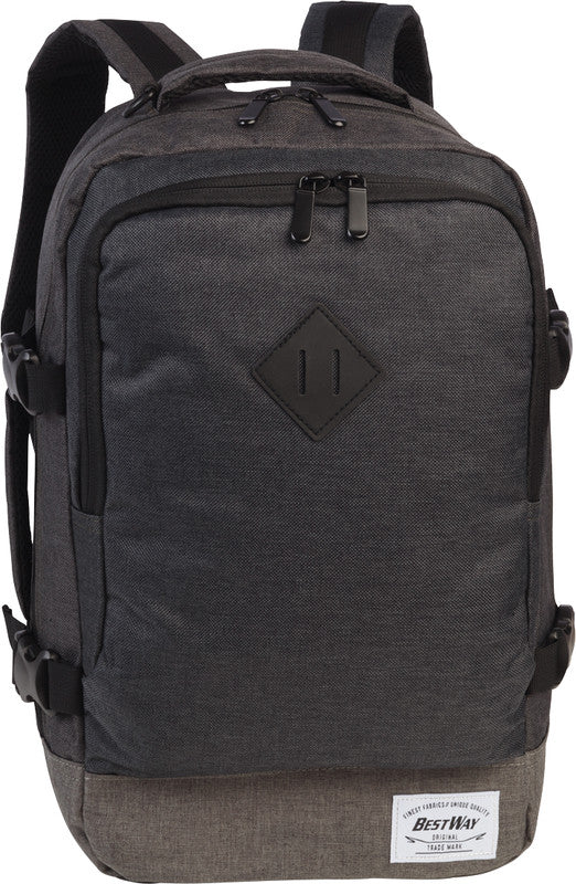 Bestway Cabin Pro Small – Notebook-Rucksack – für 14"-Notebook, 20 l, Kunststoff, Dunkelgrau