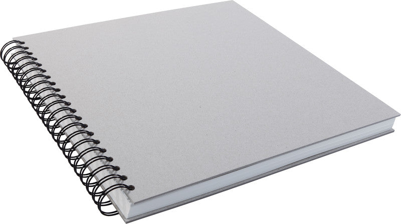 Kunst&papier Kunst & Papier – Skizzenbuch, 28 × 28 cm, 130 g/m², 110 Seiten, braun, Spiralbindung, säurefrei