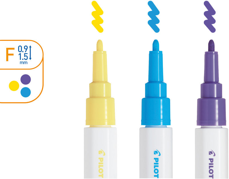 Pilot Bastelset Pigment Marker Jutebeutel – 3 Pintor Marker