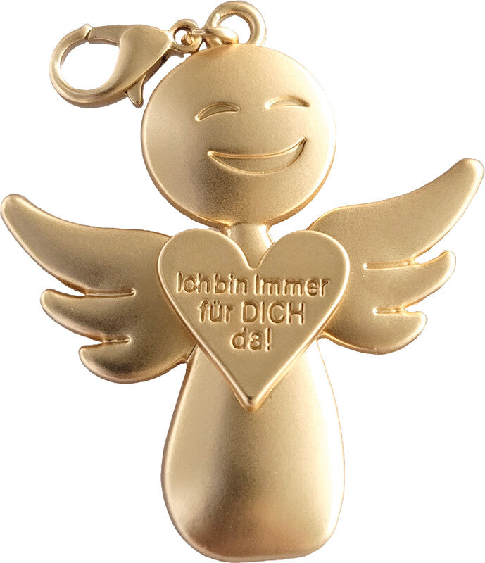 Kurt Eulzer Schlüsselanhänger – Metall, B 45 × H 50 mm, gold