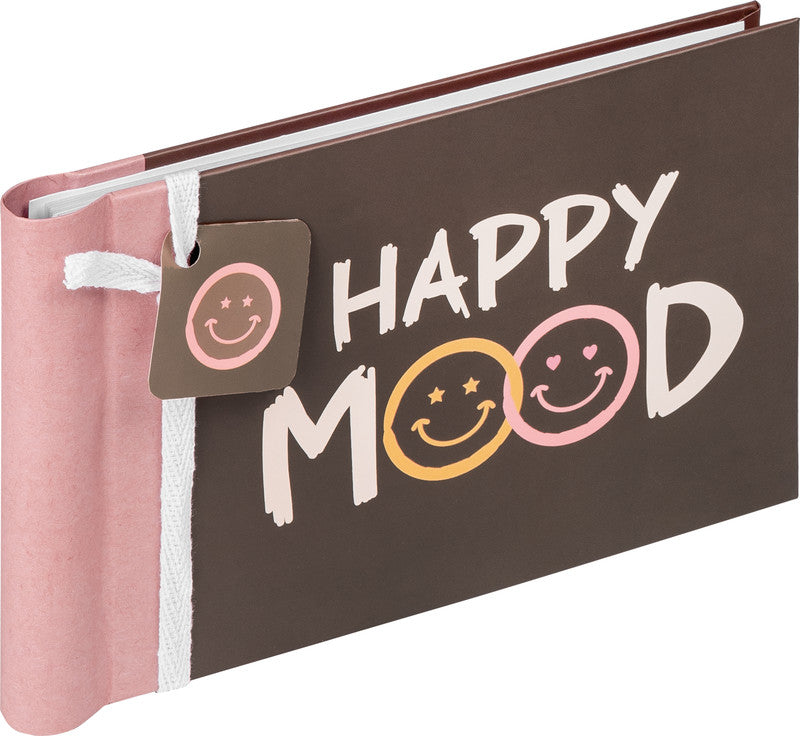 Walther Fotoalbum Happy Mood – für 100 × 150 mm, 36 Fotos, mehrfarbig, Karton, 180 × 115 × 17 mm