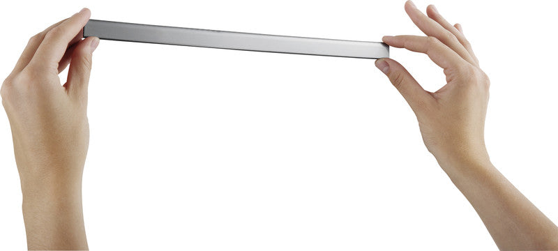 Durable Durafix Rail Magnetleiste – 297 × 17 mm, silber metallic, selbstklebend, wiederablösbar, 5er-Pack