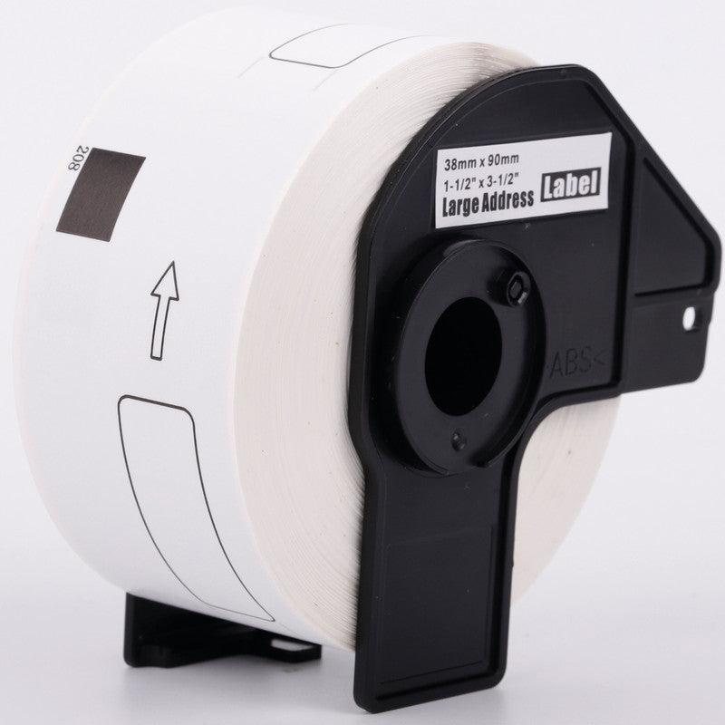 Keine marke eos Adress-Etiketten, 38 mm × 90 mm, weiss, Papier, permanent, 400 Etiketten