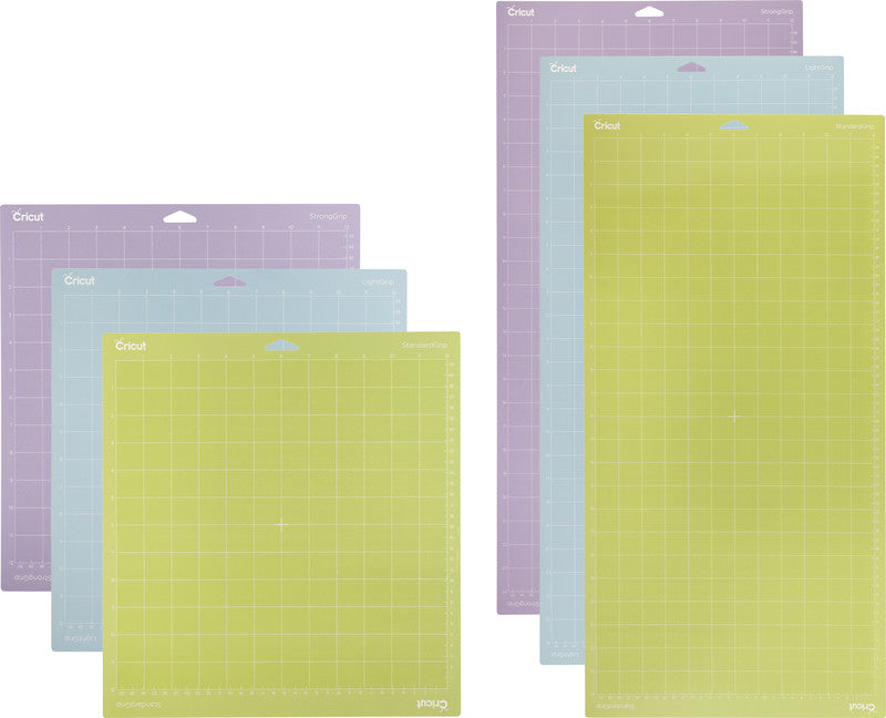 Cricut Schneidematte – für Maker 3, 305×610 mm, leicht/normal/stark klebend, Mehrfarbig, 3 Stück