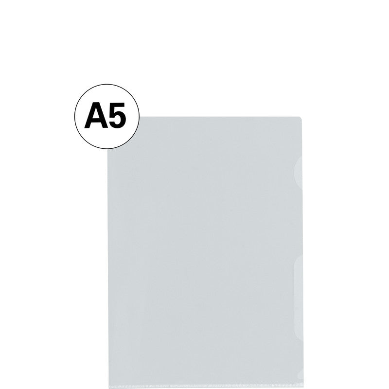 Kolma Sichtmappe A5 – 100 Hüllen, Transparent, Kunststoff, Glänzend, 140 µm
