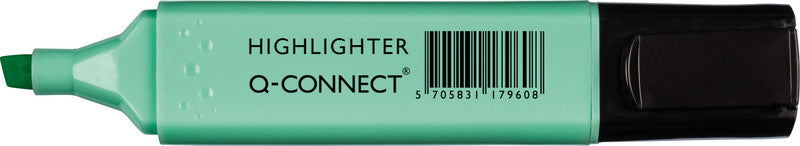 Q-CONNECT Textmarker Set 6 Farben Pastell – Keilspitze, 1–5,2 mm