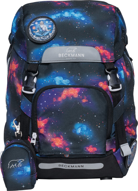 Beckmann Classic Schulrucksack – Ninja Elements – 24,0×37,0×25,0 cm – aus recycelten PET-Flaschen hergestellt