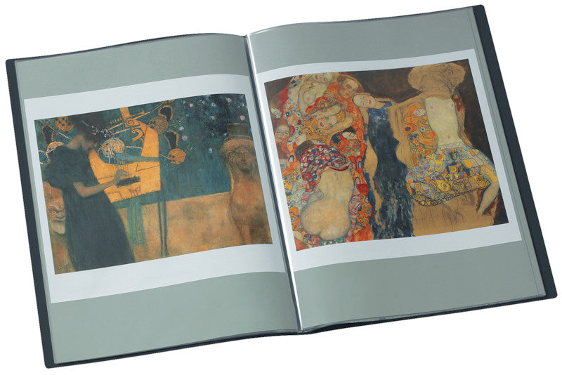 Kolma Sichtbuch A3 – 20 Hüllen, Schwarz, Kunststoff, Rückenschild, Glänzend, 80 µm