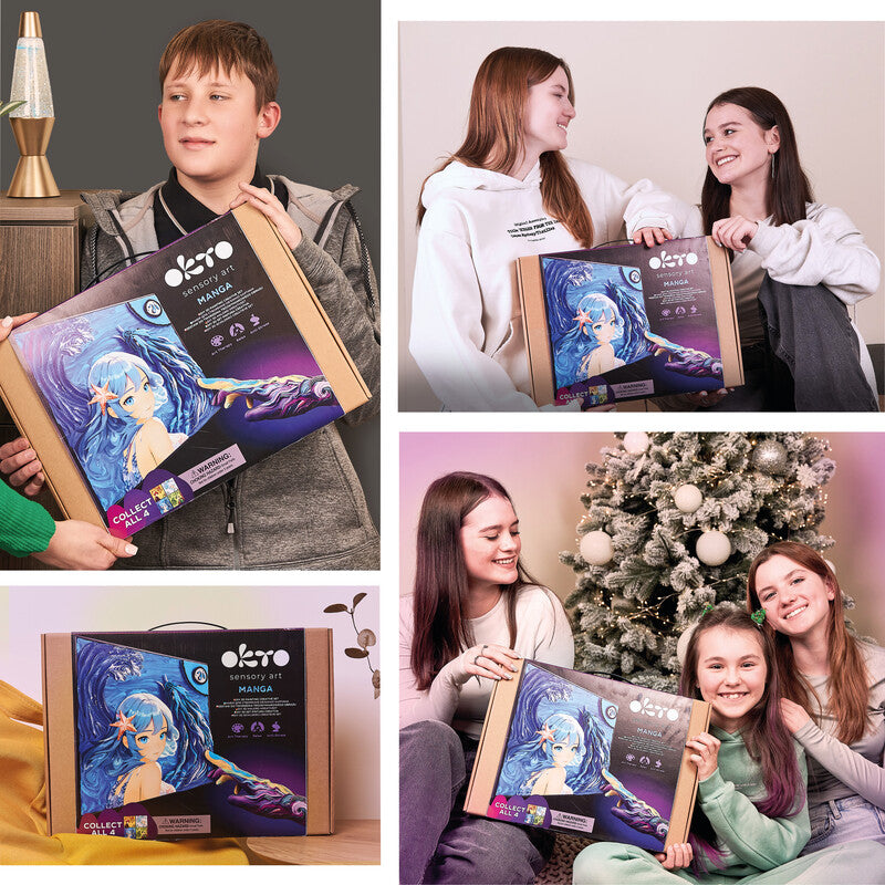 Okto Sensory Art – Modelliermasse-Set 3D Painting Manga – ab 10 Jahren – 290 × 290 mm