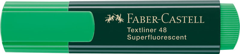 Faber-Castell Textmarker Grün – Keilspitze, 1–5 mm, nachfüllbar