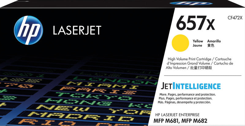 HP Toner 657X – gelb, 23000 Seiten