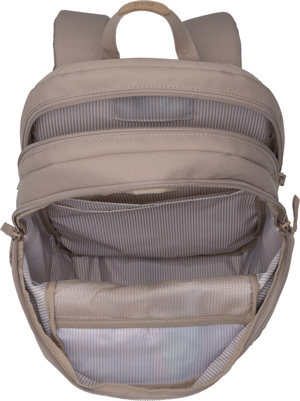 Beckmann Urban Midi Rucksack – Beige – 26 l – aus recycelten PET-Flaschen (rPET)